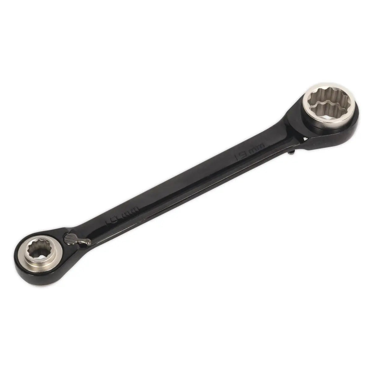 Sealey Premier 4 in 1 Reversible Ratchet Ring Spanner 10, 13, 17, 19mm Ring Design 