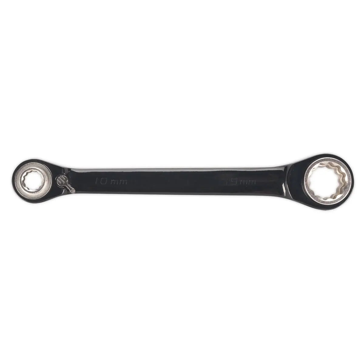 Sealey Premier 4 in 1 Reversible Ratchet Ring Spanner 10, 13, 17, 19mm Ring Design 