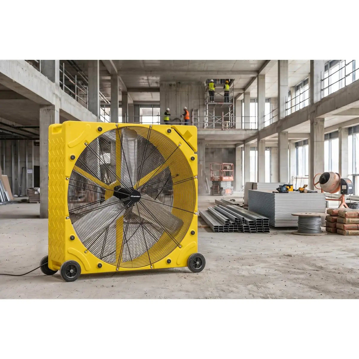 Sealey Premier 42" Industrial High Velocity Rotomould Drum Fan 3-Speed 110V  White Rose Tools