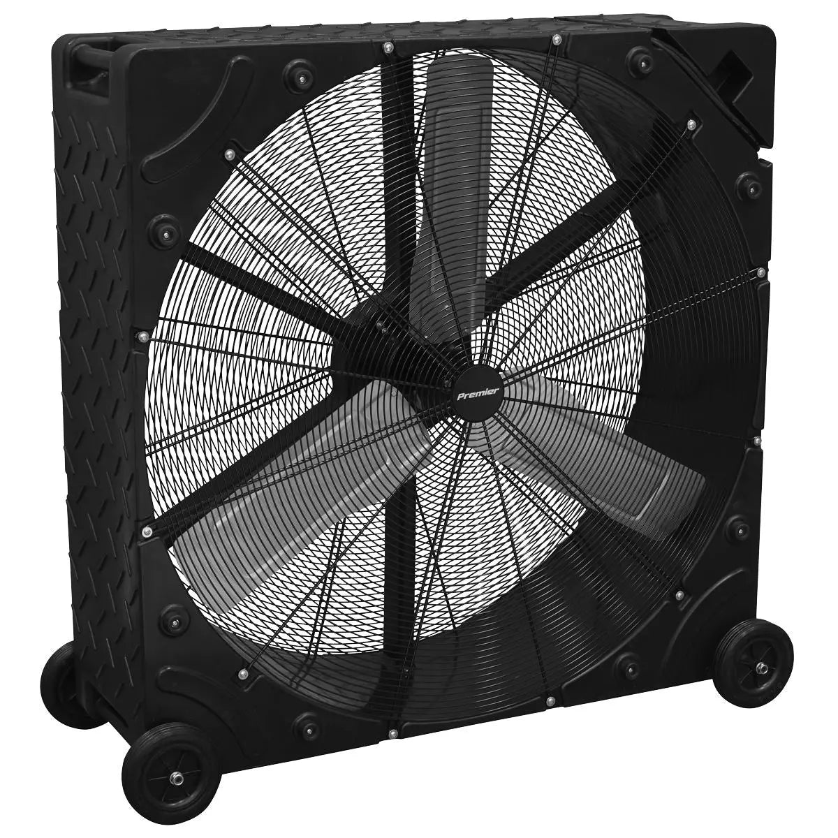 Sealey Premier 42" Industrial High Velocity Rotomould Drum Fan 3-Speed 230V  White Rose Tools