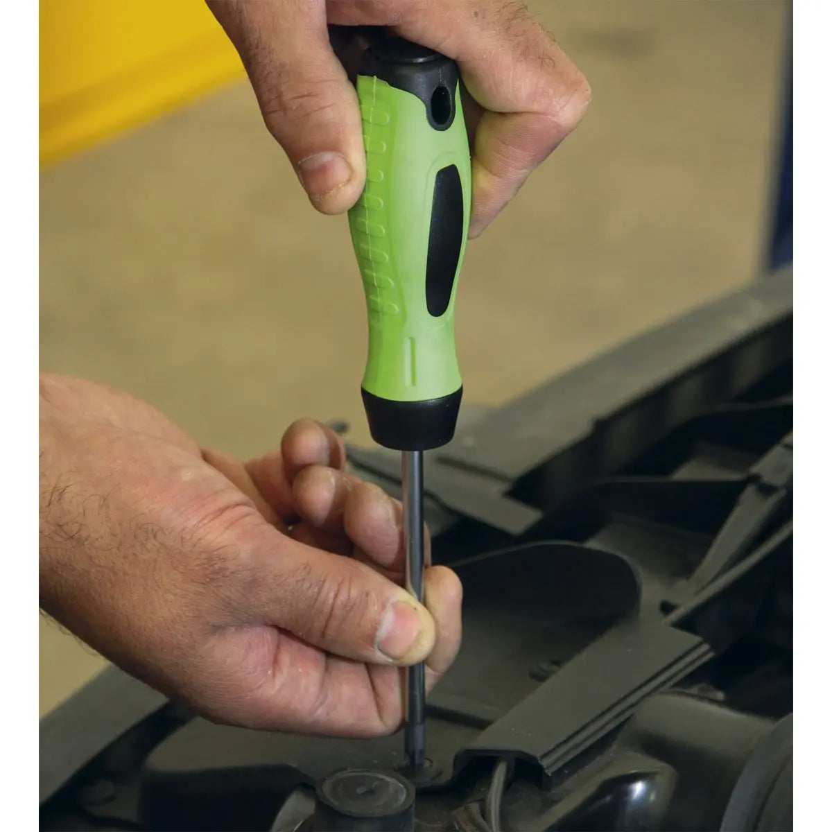 Sealey Premier 8 Piece Hi-Vis Screwdriver Set Magnetic Tips Slotted Pozi Phillips 