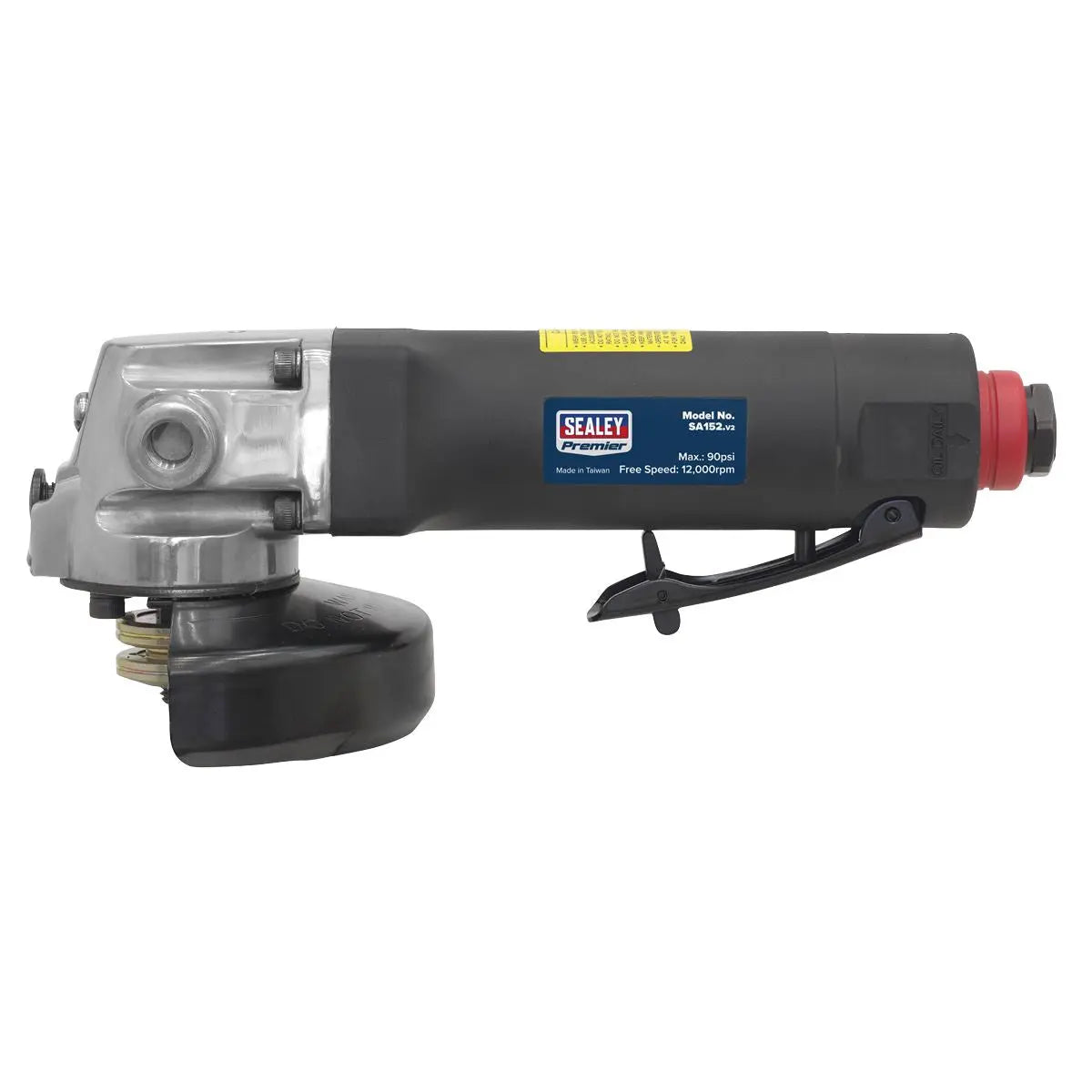Sealey Premier Air Angle Grinder Ø100mm Composite Housing 