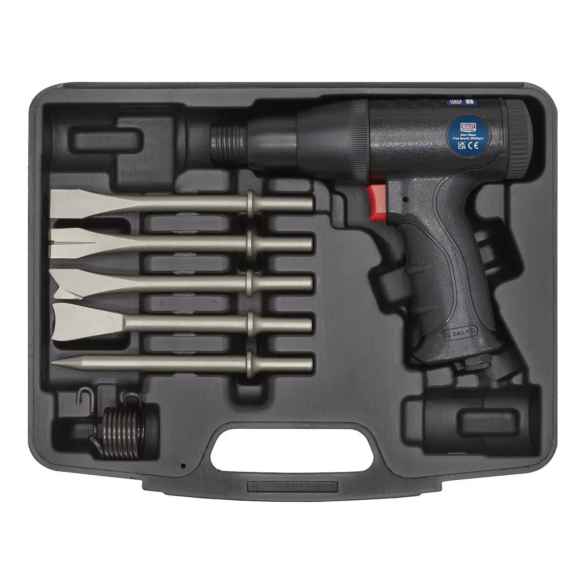 Sealey Premier Air Hammer Kit Composite Premier - Long Stroke 