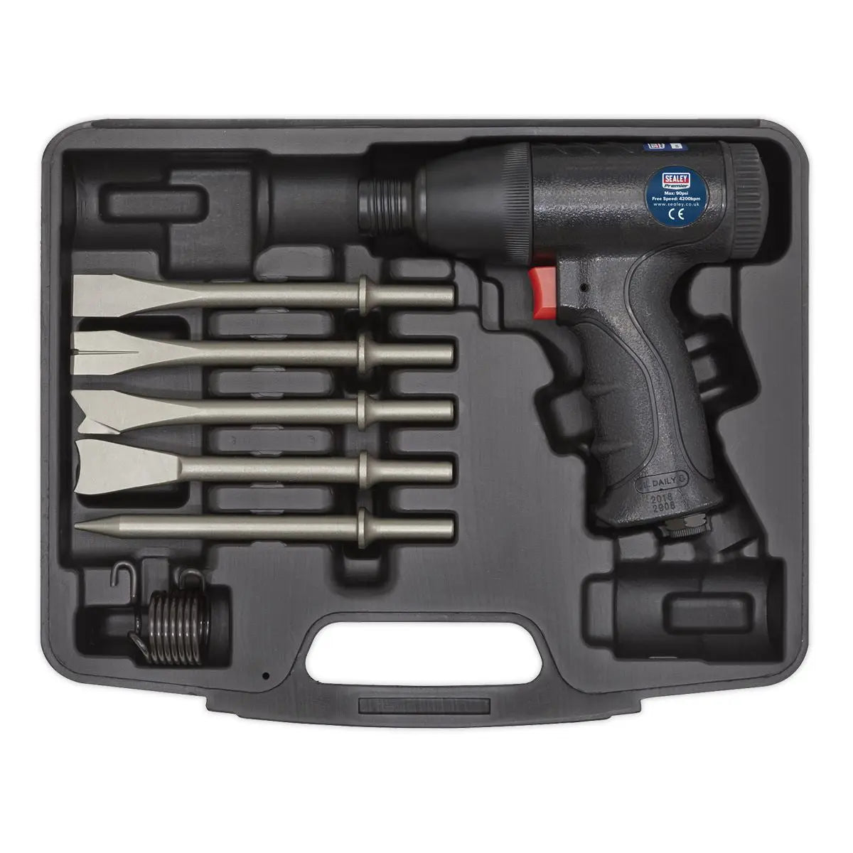 Sealey Premier Air Hammer Kit Composite Premier - Medium Stroke 