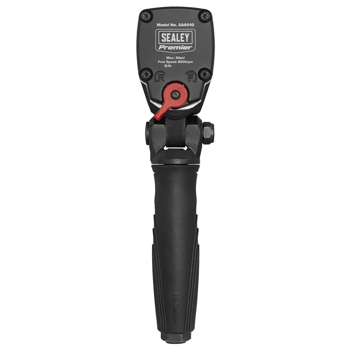 Sealey Premier Air Impact Wrench 1/2"Sq Drive Super Stubby - Twin Hammer 