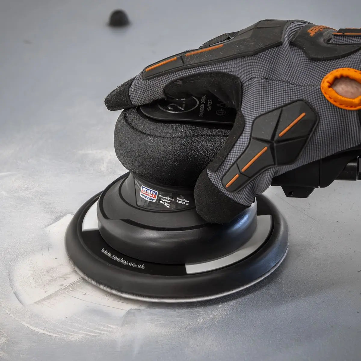 Sealey Premier Air Palm Orbital Sander Ø150mm 