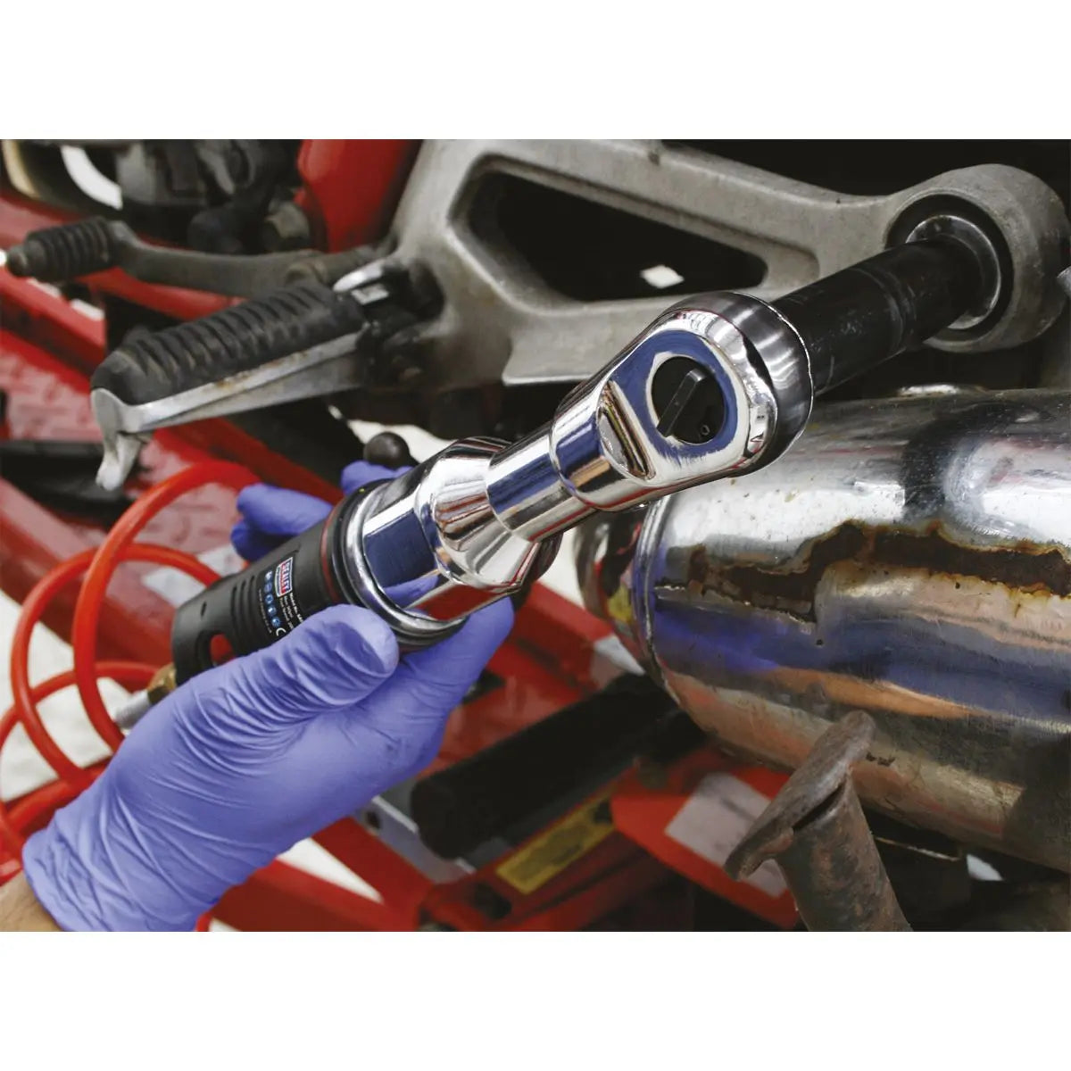 Sealey Premier Air Ratchet Wrench 3/8"Sq Drive Premier 