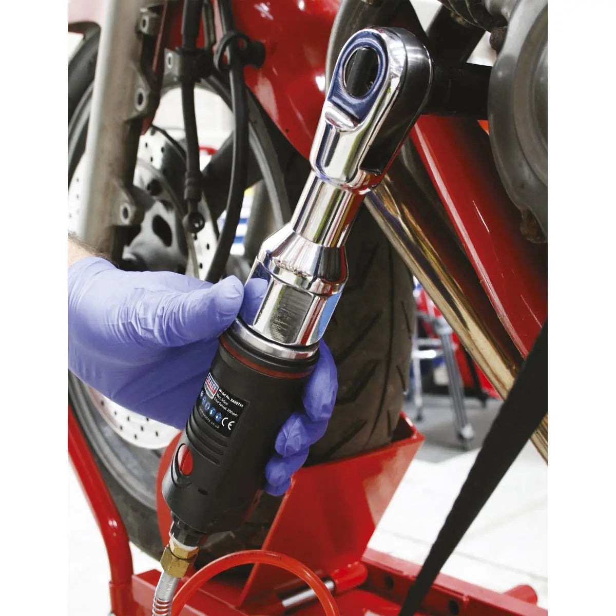 Sealey Premier Air Ratchet Wrench 3/8"Sq Drive Premier 