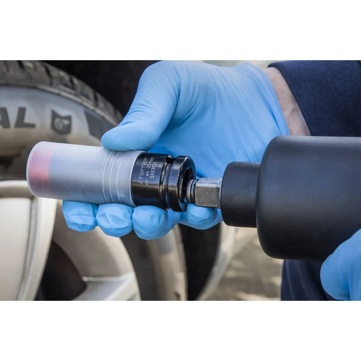 Sealey Premier Alloy Wheel Ultra-Power Impact Socket 21mm 1/2"Sq Drive 
