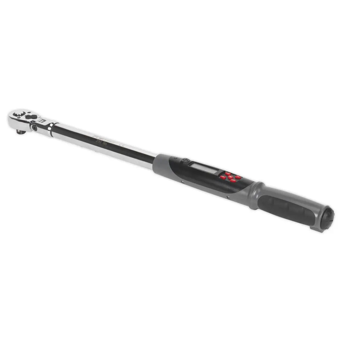 Sealey Premier Angle Torque Wrench Flexi-Head Digital 1/2"Sq Drive 20-200Nm(14.7-147.5lb.ft) 