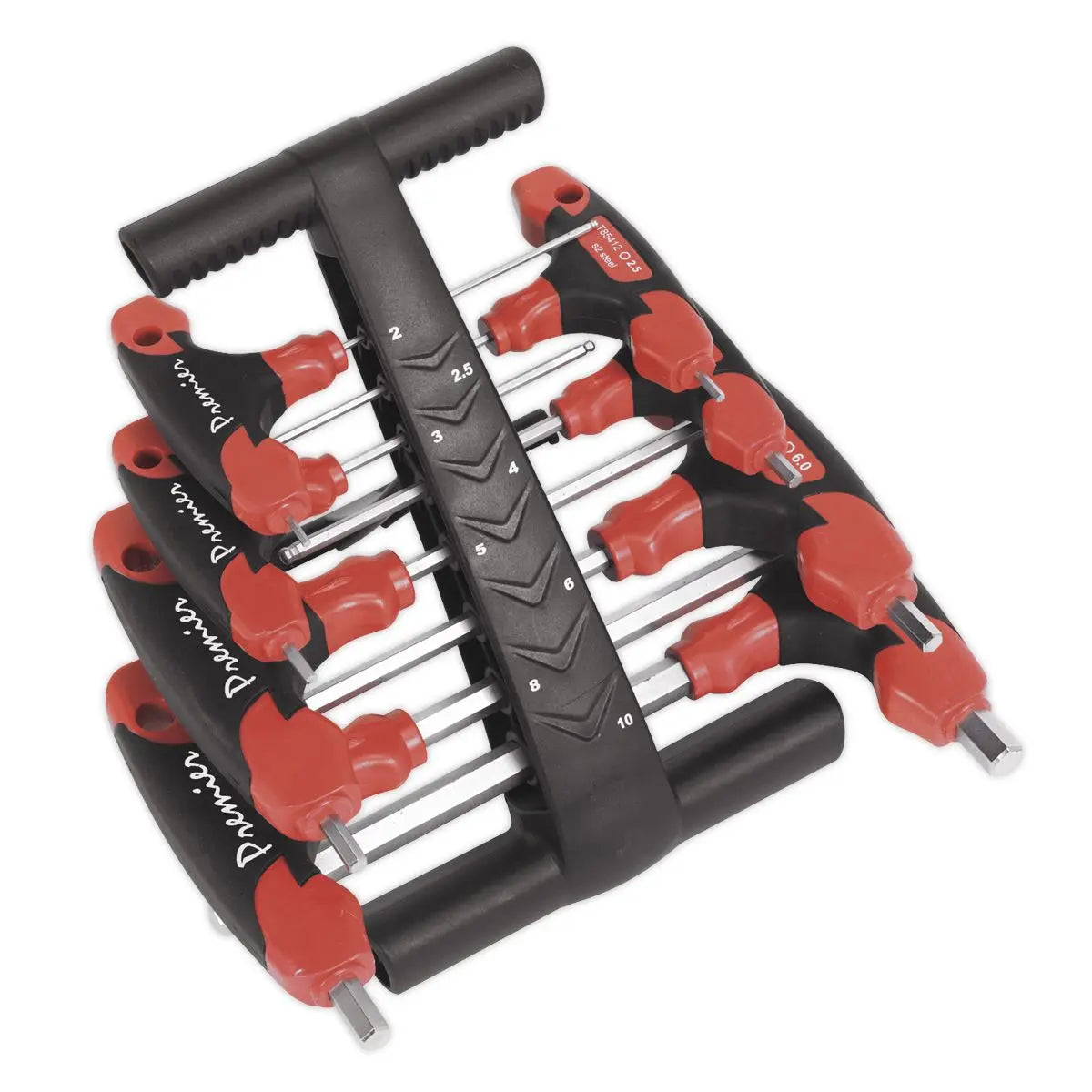 Sealey Premier Ball-End Hex Key Set 8pc T-Handle Metric 