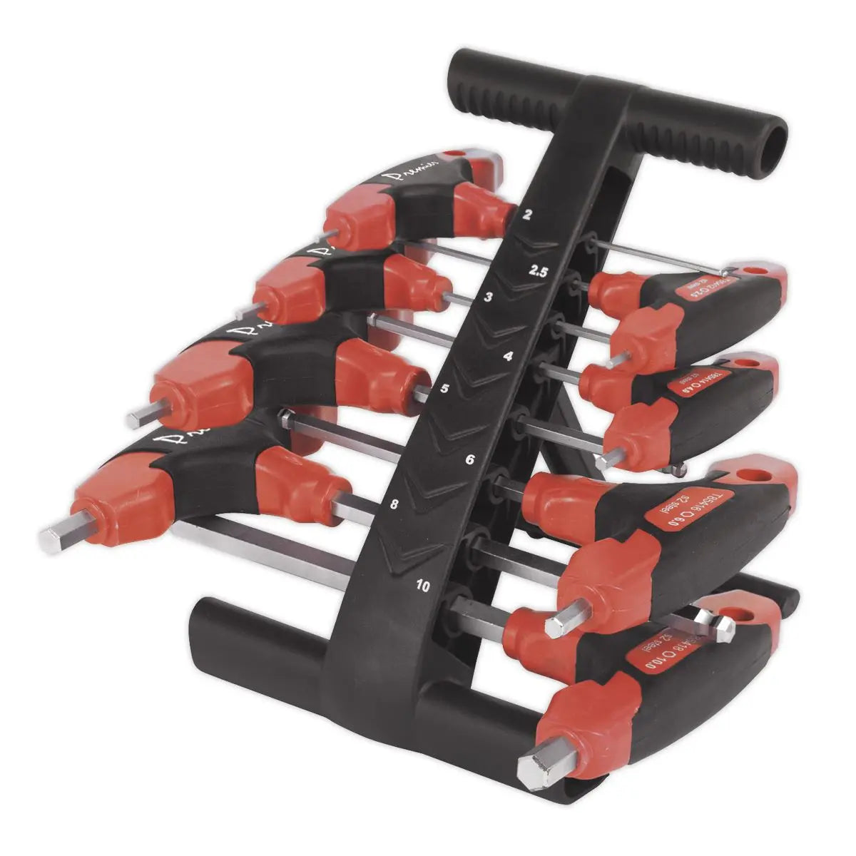 Sealey Premier Ball-End Hex Key Set 8pc T-Handle Metric 