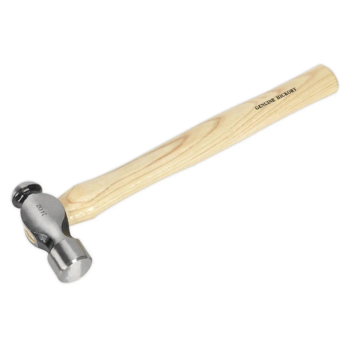 Sealey Premier Ball Pein Hammer 1.5lb Hickory Shaft 