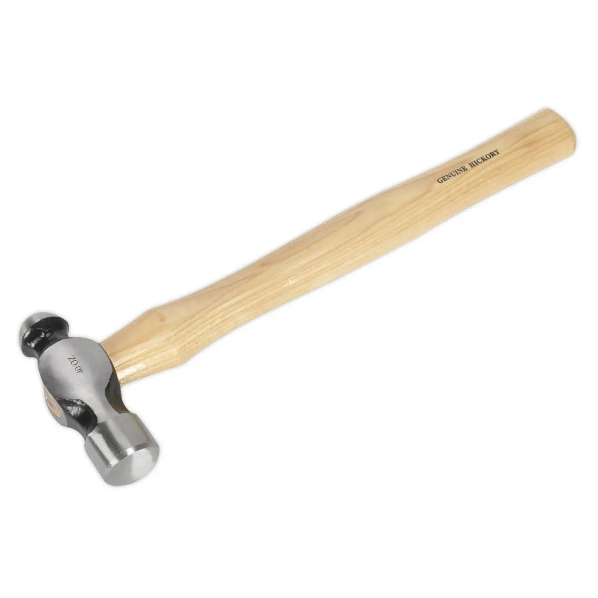 Sealey Premier Ball Pein Hammer 2.5lb Hickory Shaft 