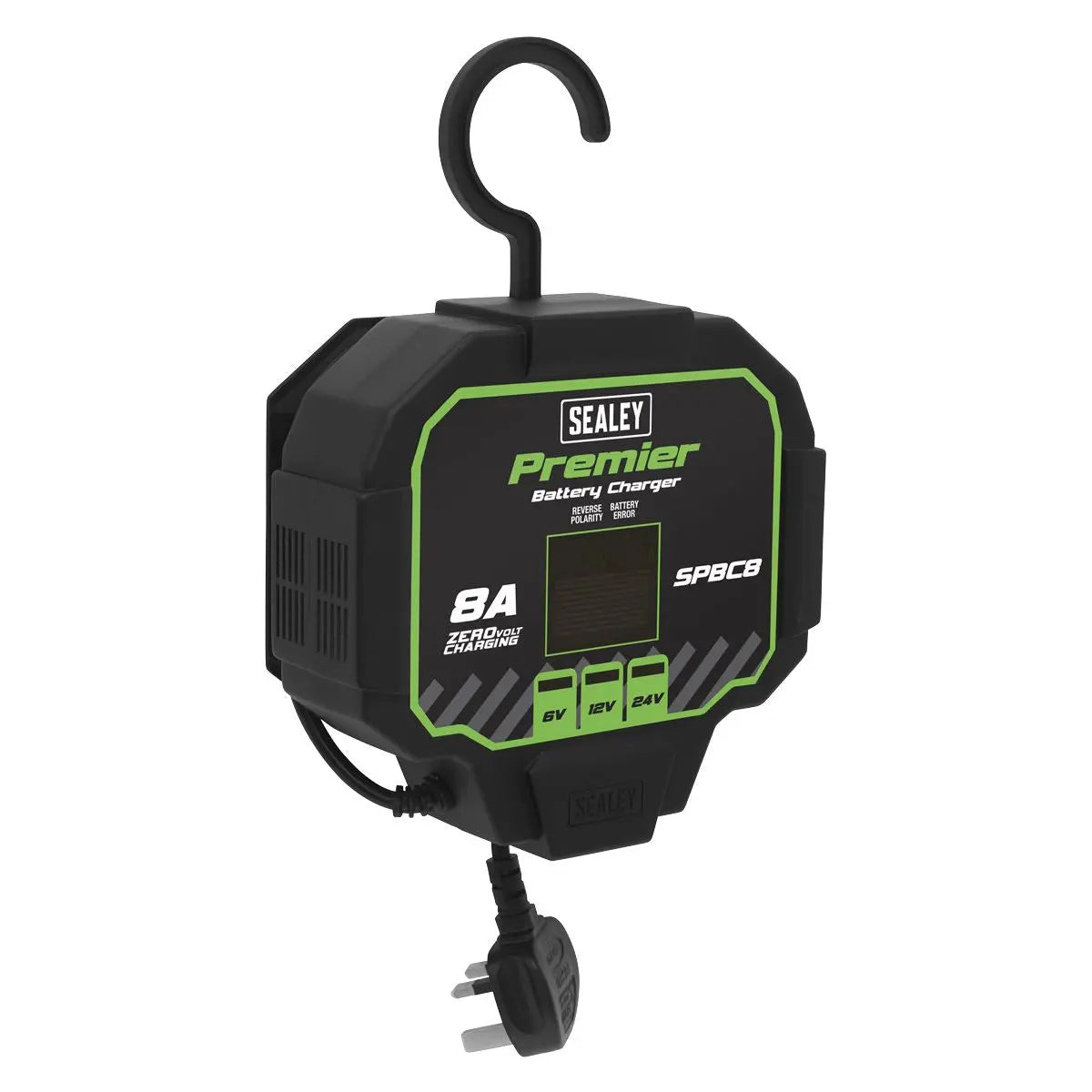 Sealey Premier Battery Maintainer Charger 8A Fully Automatic 