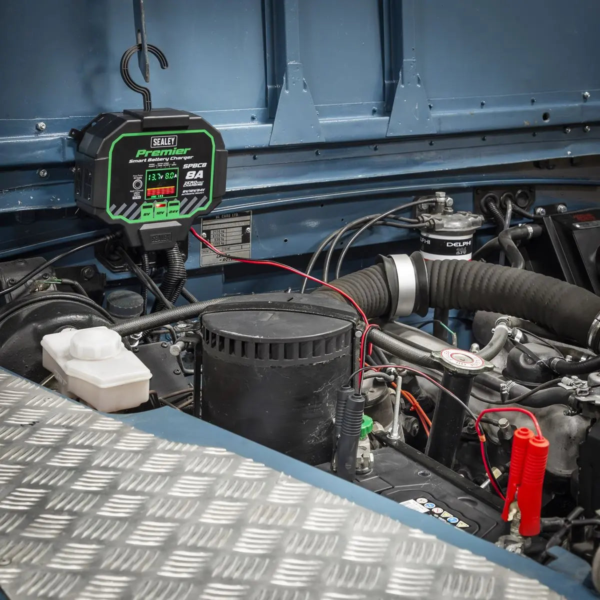 Sealey Premier Battery Maintainer Charger 8A Fully Automatic 
