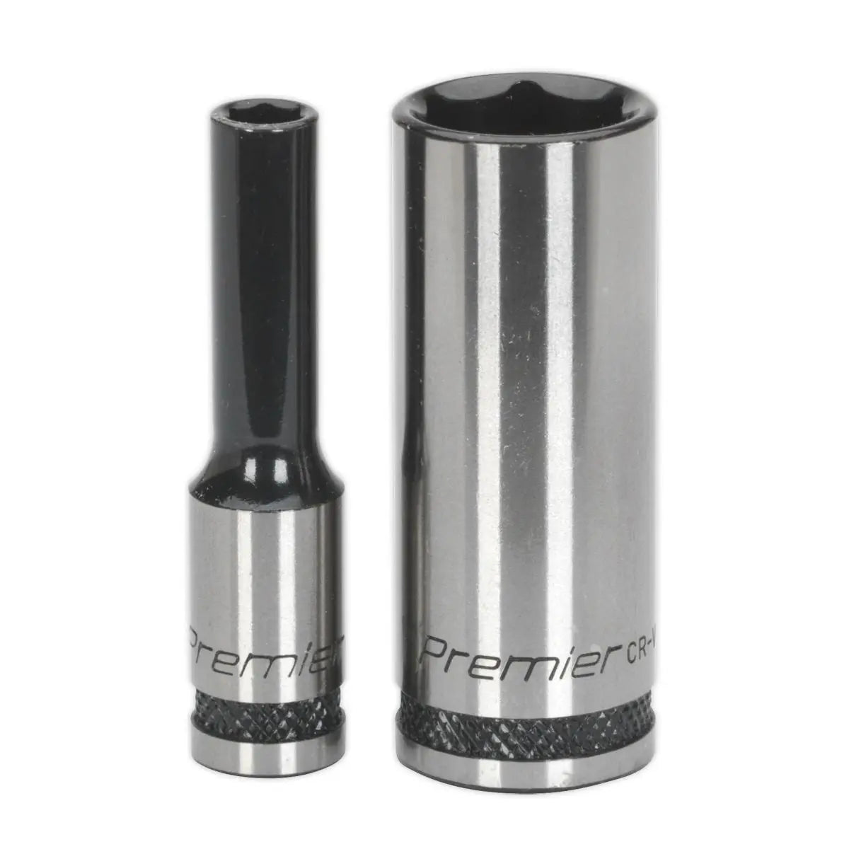 Sealey Premier Black 32 Piece 1/4" Drive Metric Socket Set WallDrive Ratchet Handle 