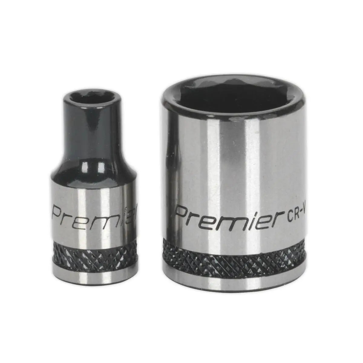 Sealey Premier Black 32 Piece 1/4" Drive Metric Socket Set WallDrive Ratchet Handle 