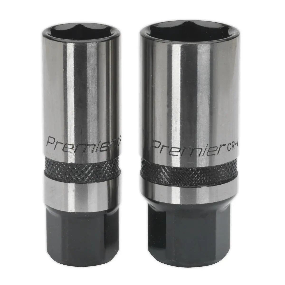 Sealey Premier Black 34 Piece 3/8" Drive Metric Socket Set WallDrive Ratchet Handle 