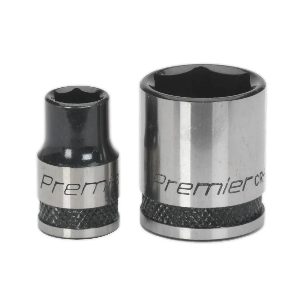 Sealey Premier Black 34 Piece 3/8" Drive Metric Socket Set WallDrive Ratchet Handle 