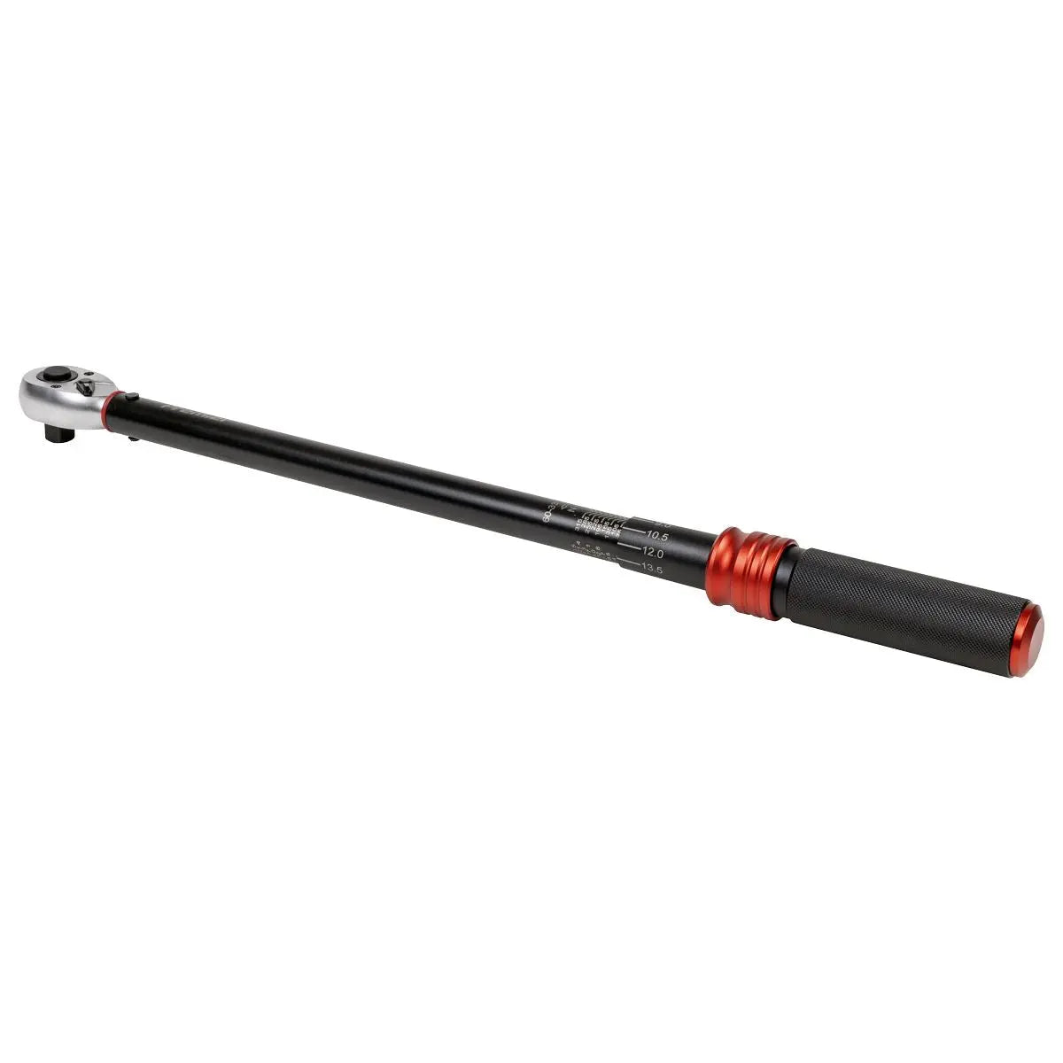 Sealey Premier Black Torque Wrench Micrometer 1/2"Sq Drive Calibrated 60-330Nm - Premier Black  White Rose Tools