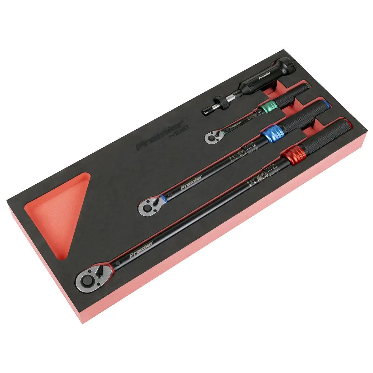 Sealey Premier Black Torque Wrench Micrometer & Torque Screwdriver Set 4pc  White Rose Tools