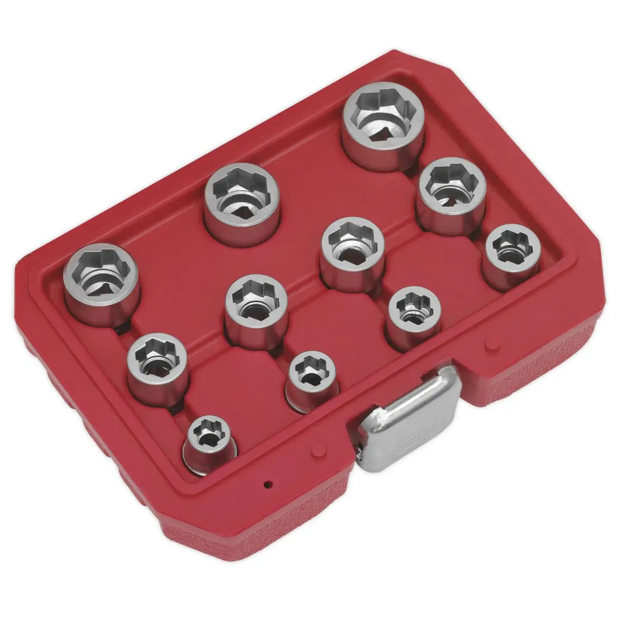 Sealey Premier Bolt Extractor Socket Set 11pc 3/8"Sq Drive Metric 
