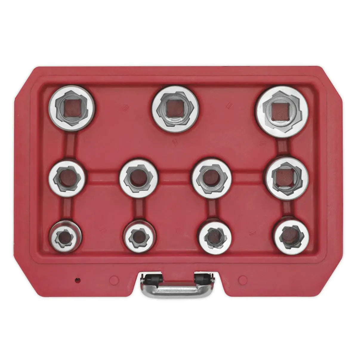 Sealey Premier Bolt Extractor Socket Set 11pc 3/8"Sq Drive Metric 