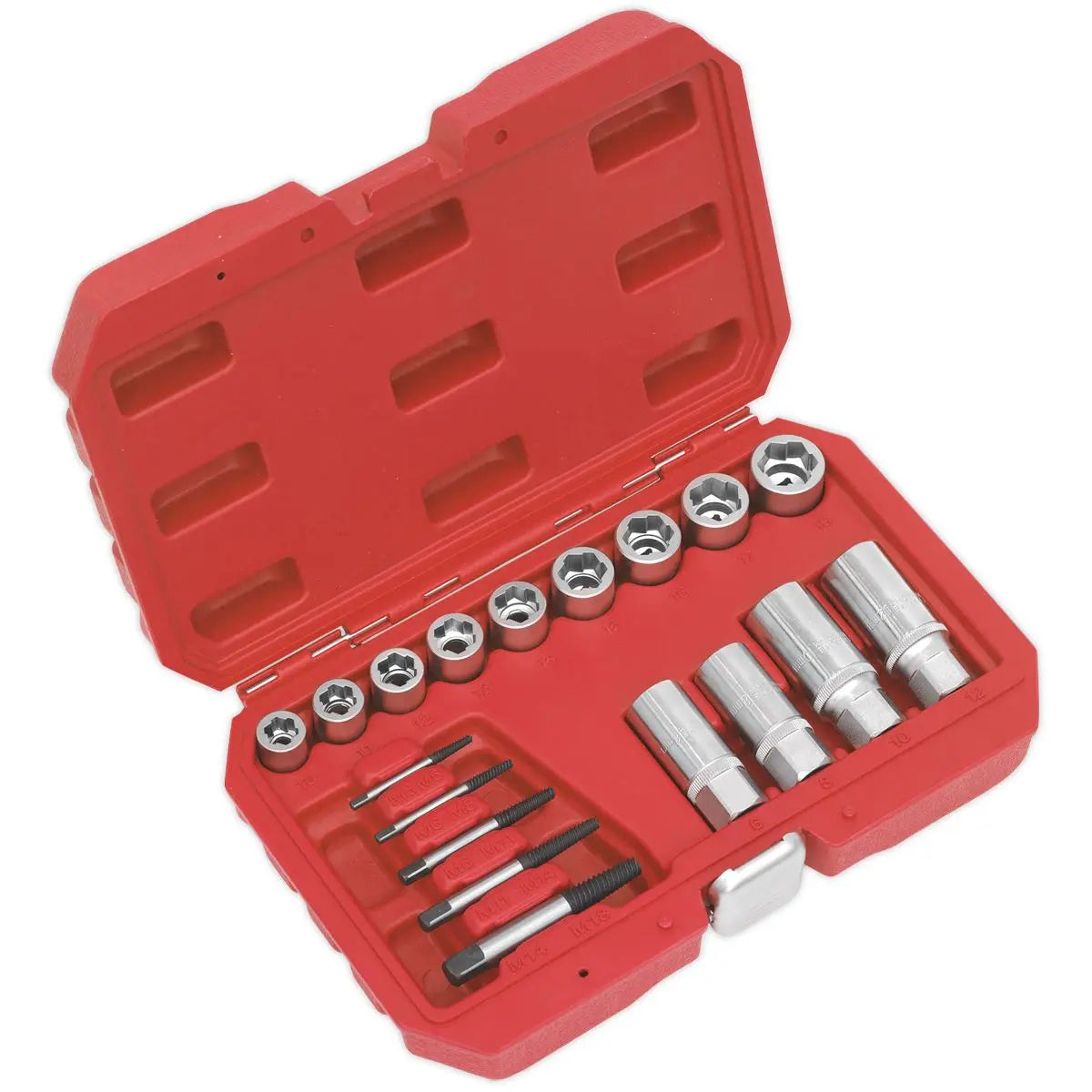 Sealey Premier Bolt, Stud & Screw Extractor Set 18pc 