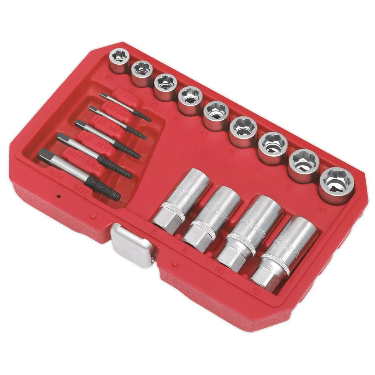 Sealey Premier Bolt, Stud & Screw Extractor Set 18pc 