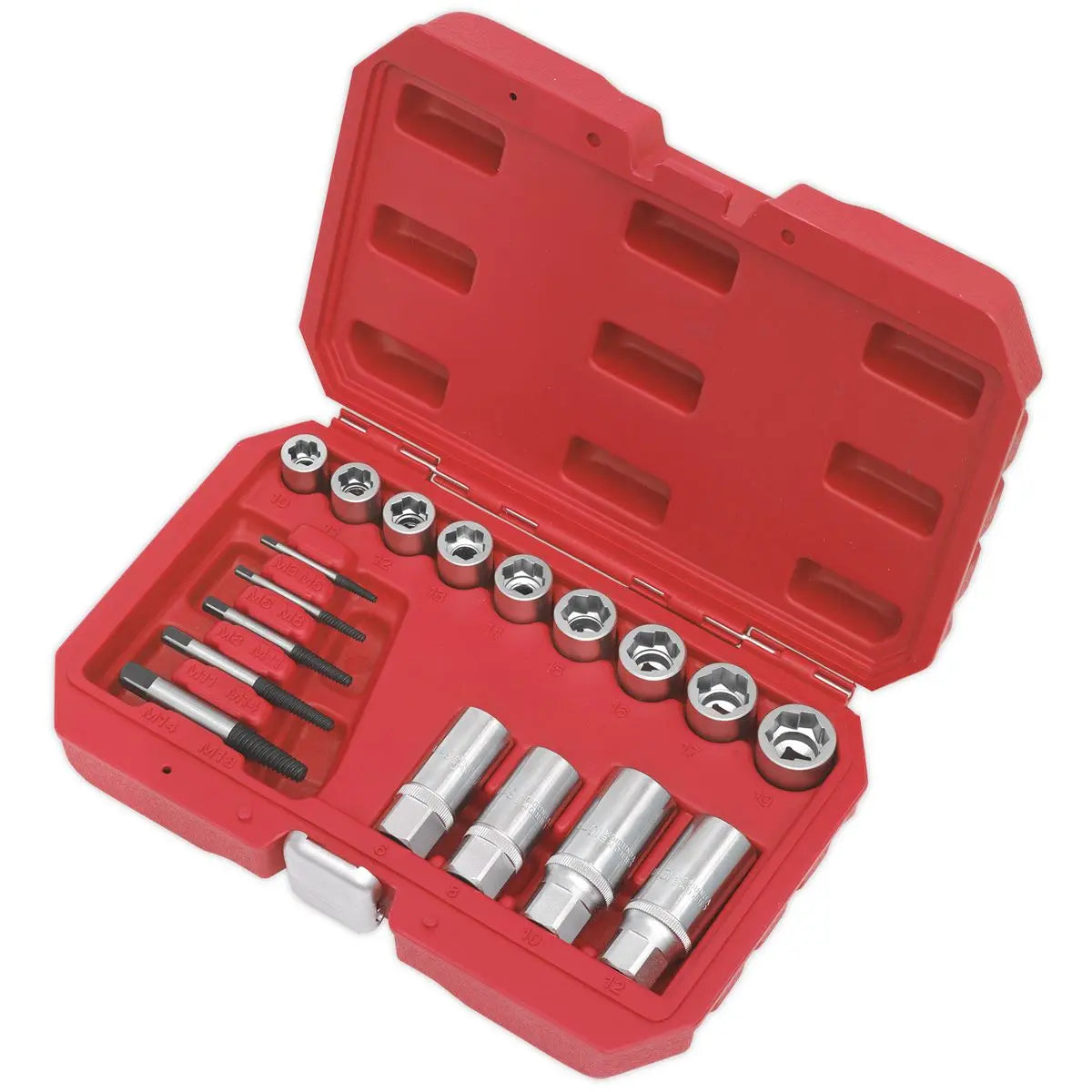 Sealey Premier Bolt, Stud & Screw Extractor Set 18pc 