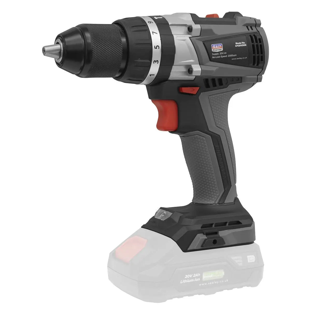 Sealey Premier Brushless Combi Drill Kit Ø13mm 20V 2Ah SV20 Series 