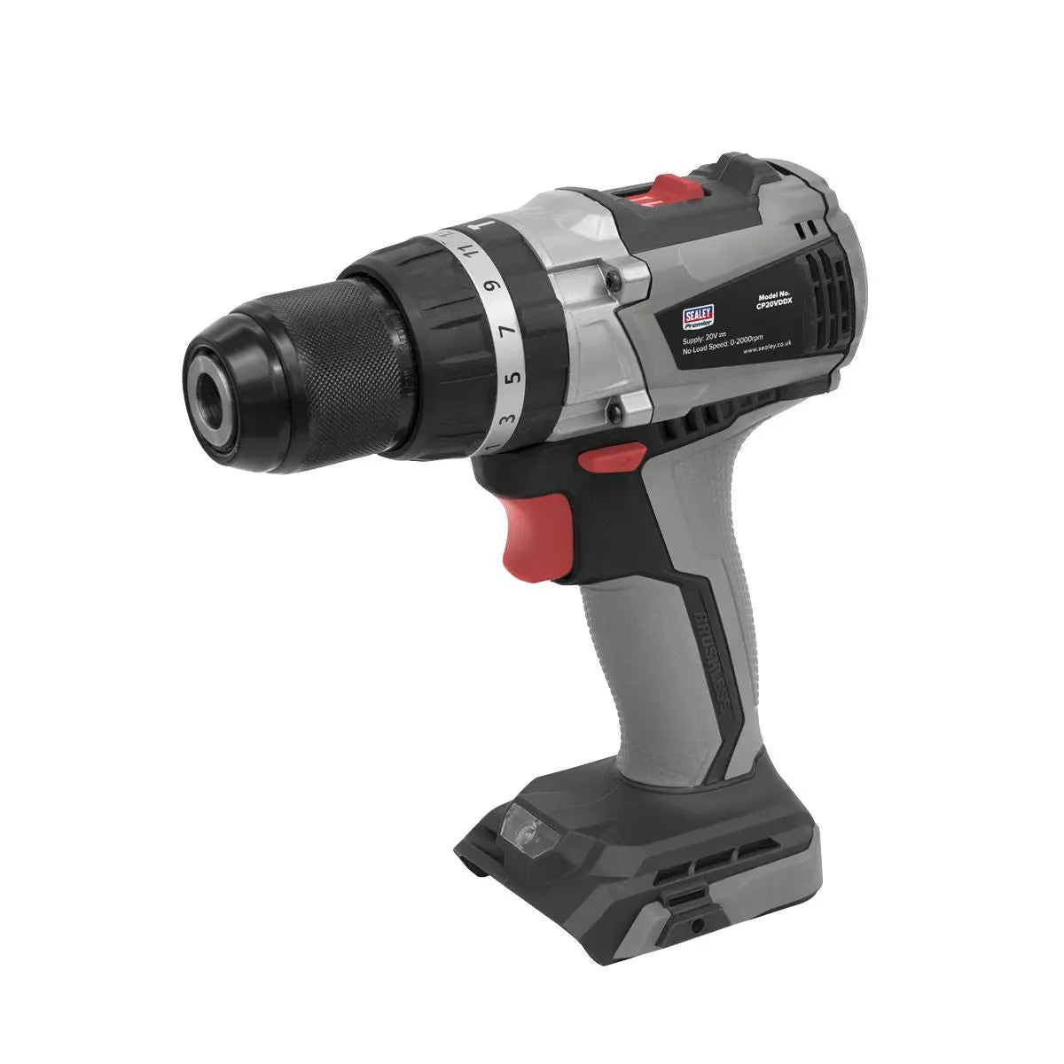 Sealey Premier Brushless Combi Drill Ø13mm 20V SV20 Series - Body Only 