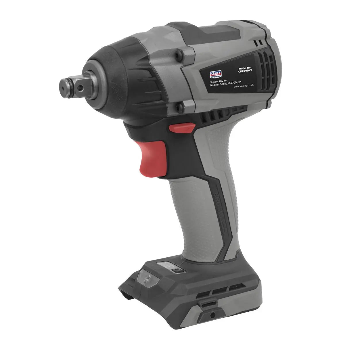 Sealey Premier Brushless Impact Wrench 20V 1/2"Sq - Body Only 