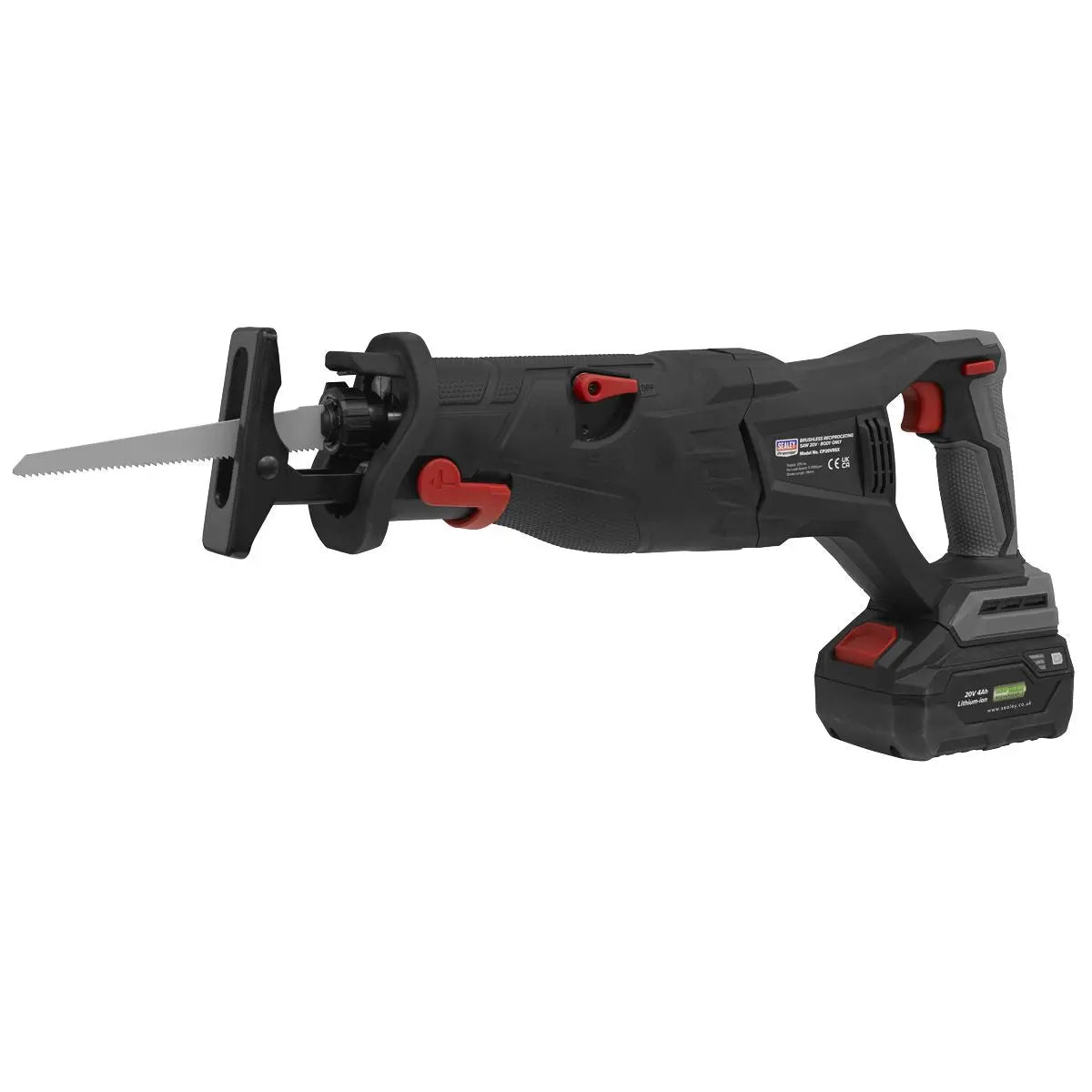 Sealey Premier Brushless Reciprocating Saw 20V SV20 Series - Body Only 