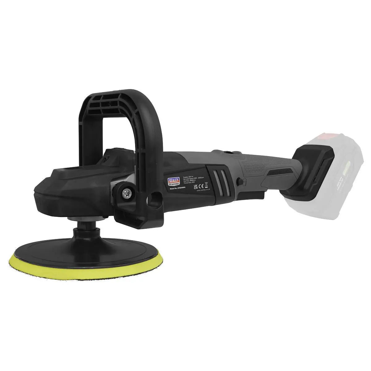 Sealey Premier Brushless Rotary Polisher 20V SV20 Series Ø180mm - Body Only 