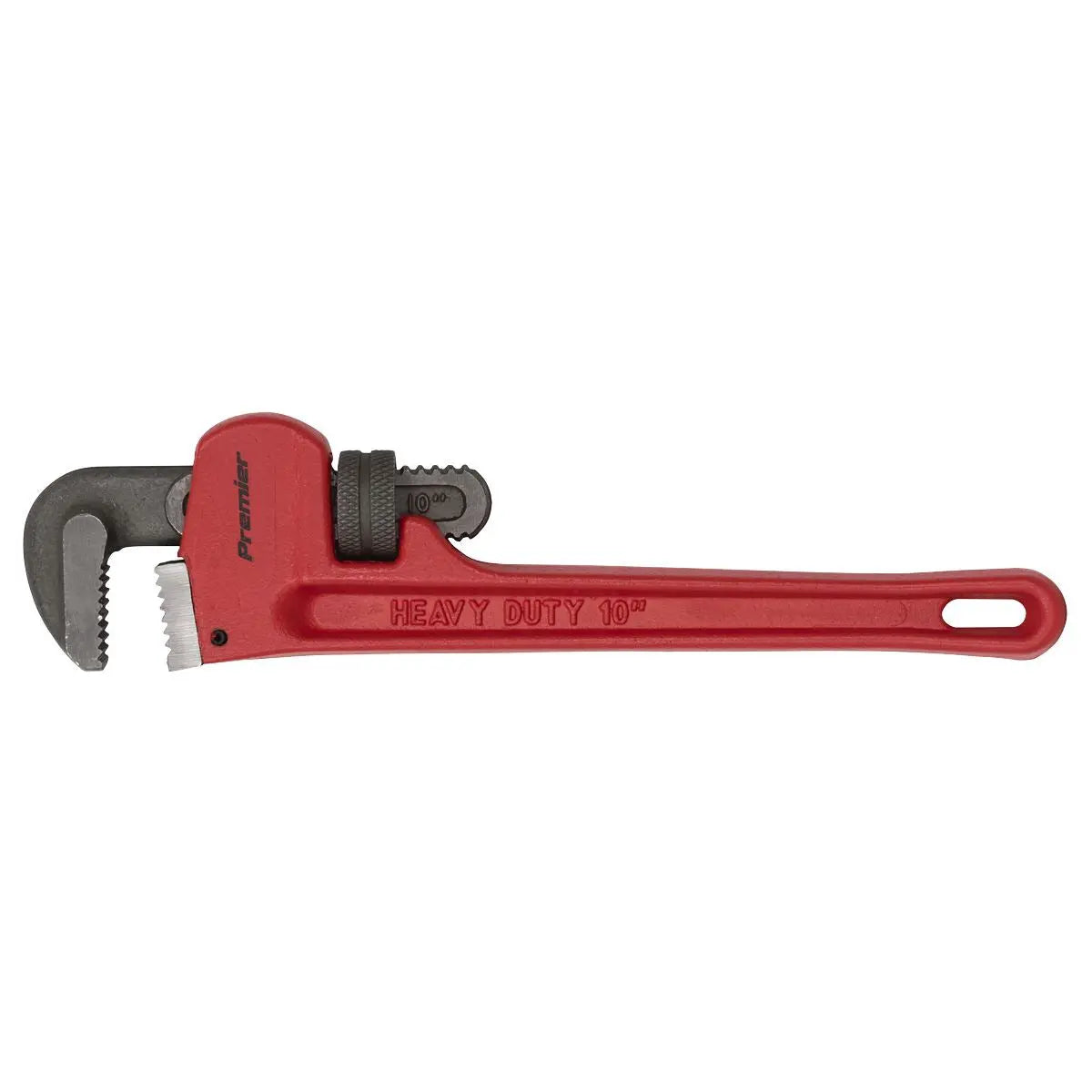 Sealey Premier Cast Steel Pipe Wrench European Pattern 250mm  White Rose Tools