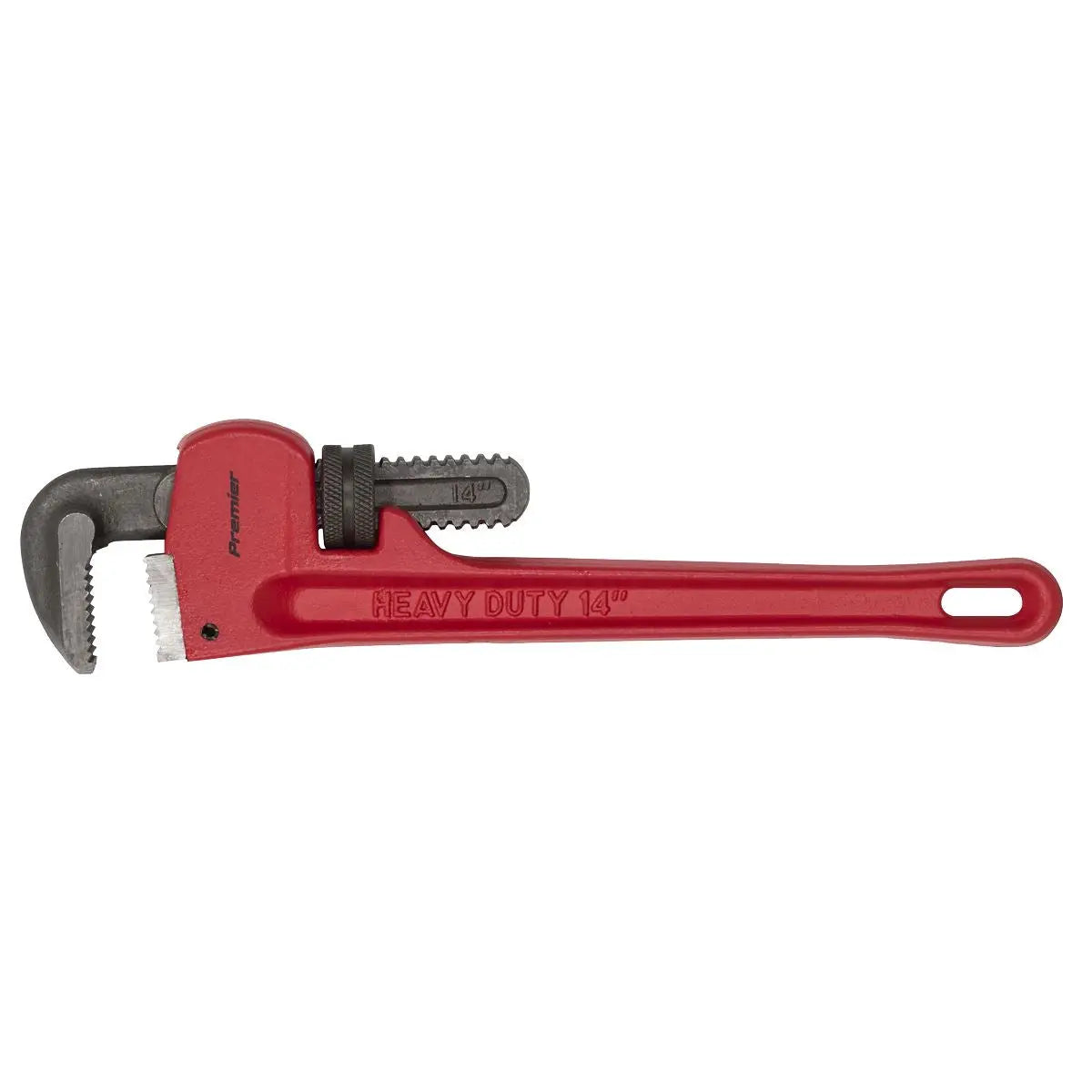 Sealey Premier Cast Steel Pipe Wrench European Pattern 350mm  White Rose Tools