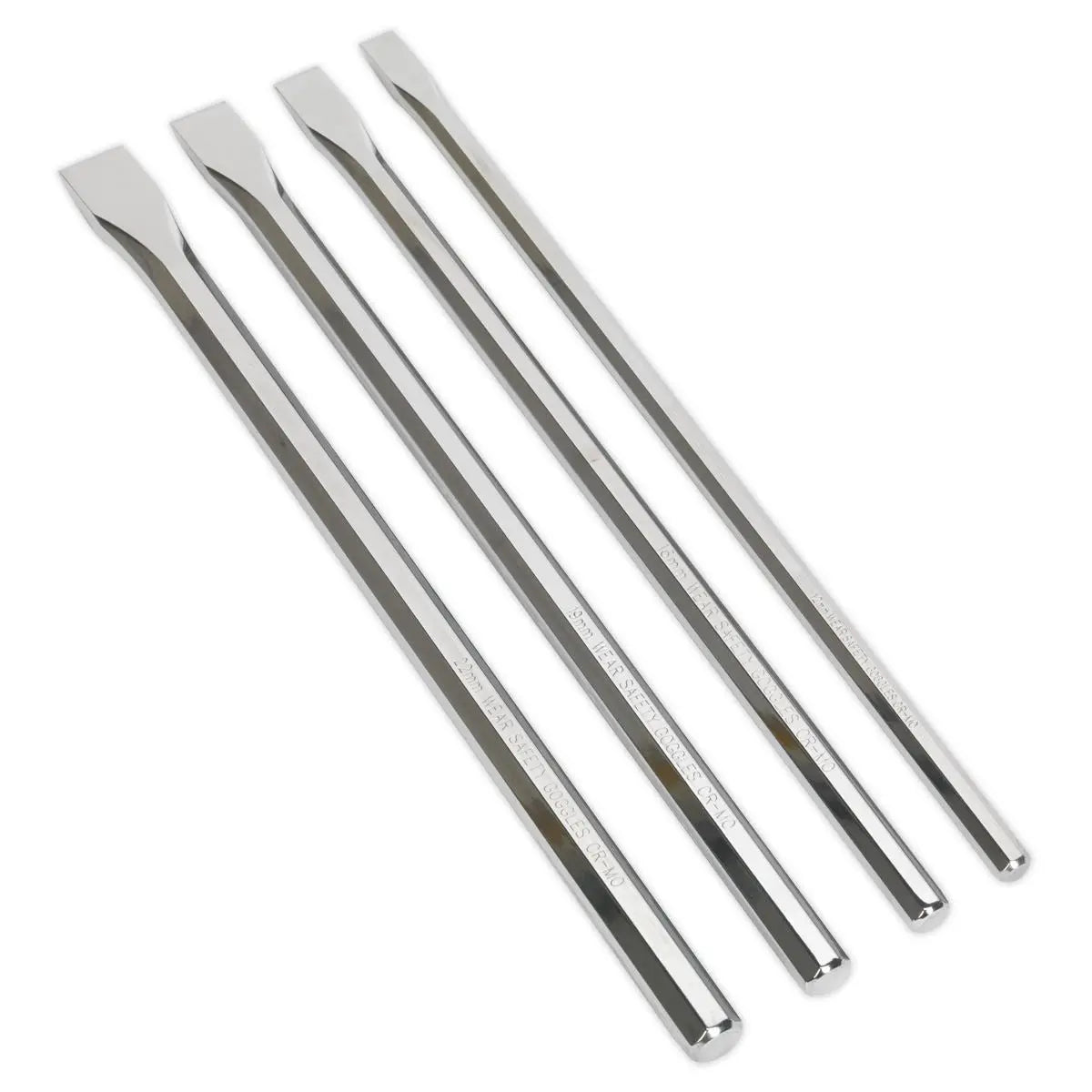 Sealey Premier Chisel Set 4pc Extra-Long 