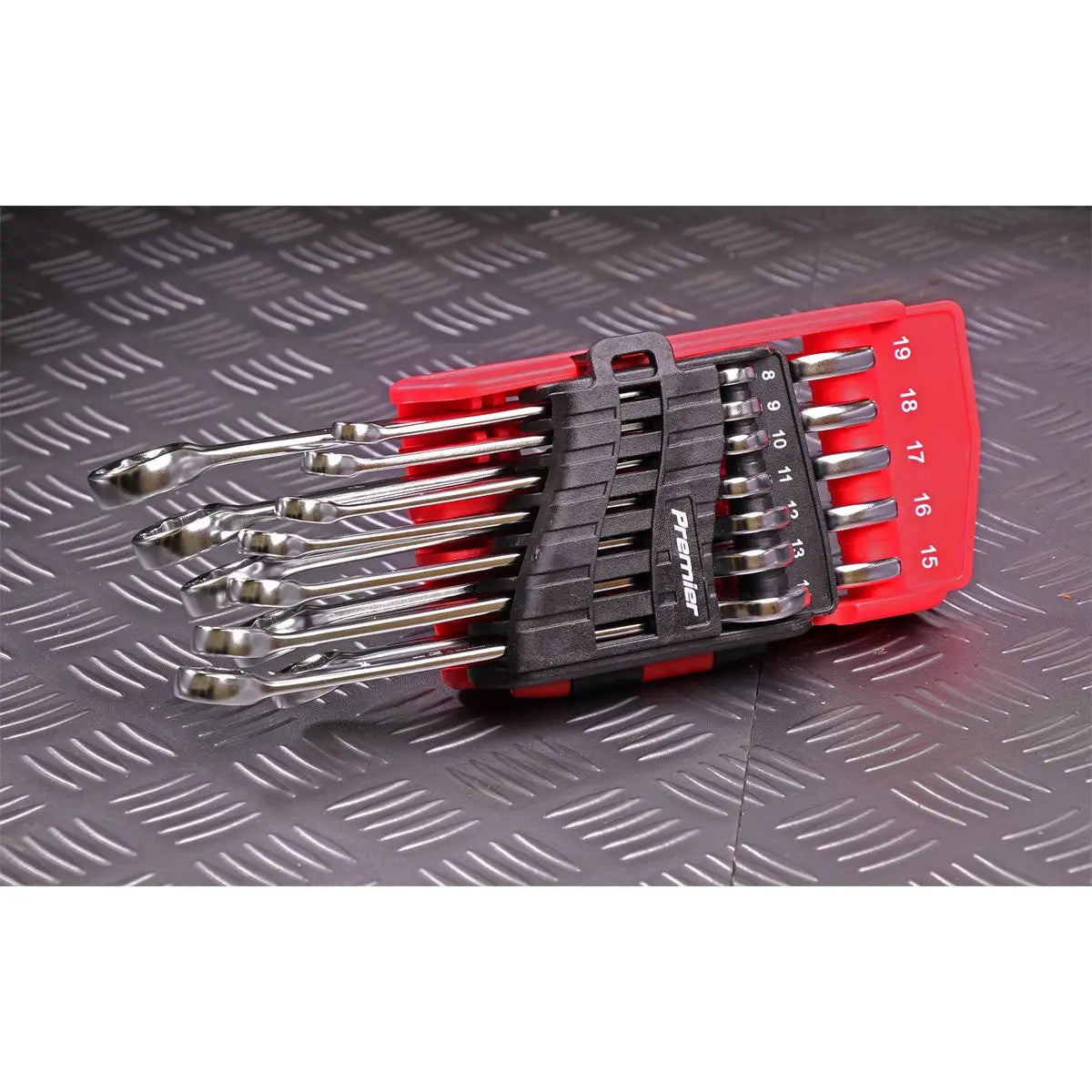 Sealey Premier Combination Spanner Set 12pc Lock-On™ 6pt - Metric 