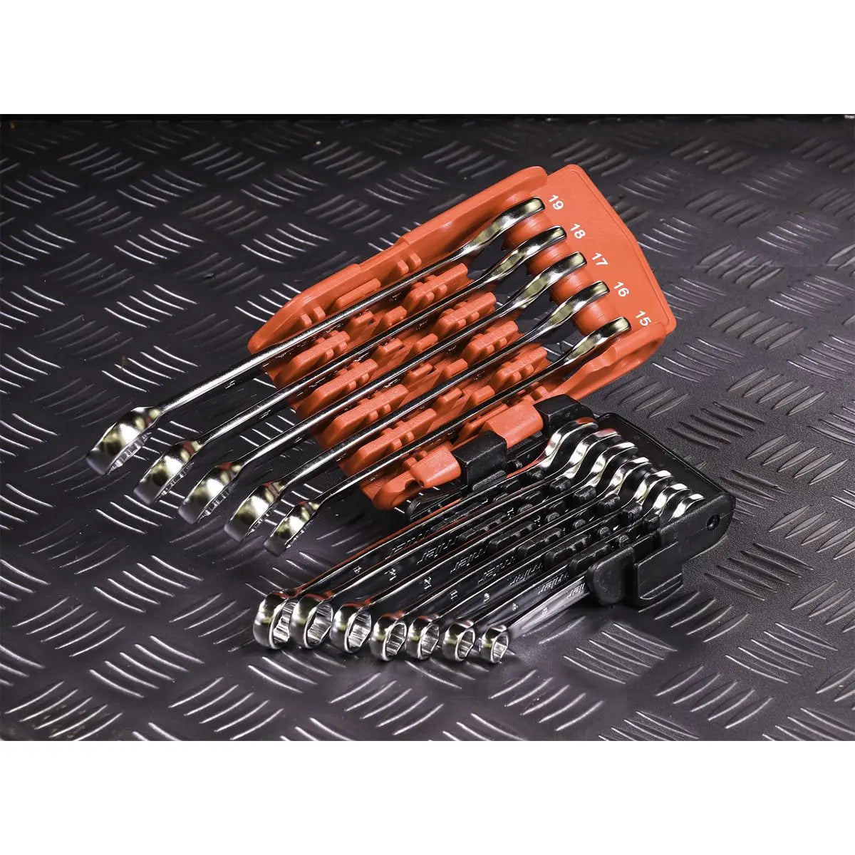 Sealey Premier Combination Spanner Set 12pc Lock-On™ 6pt - Metric 
