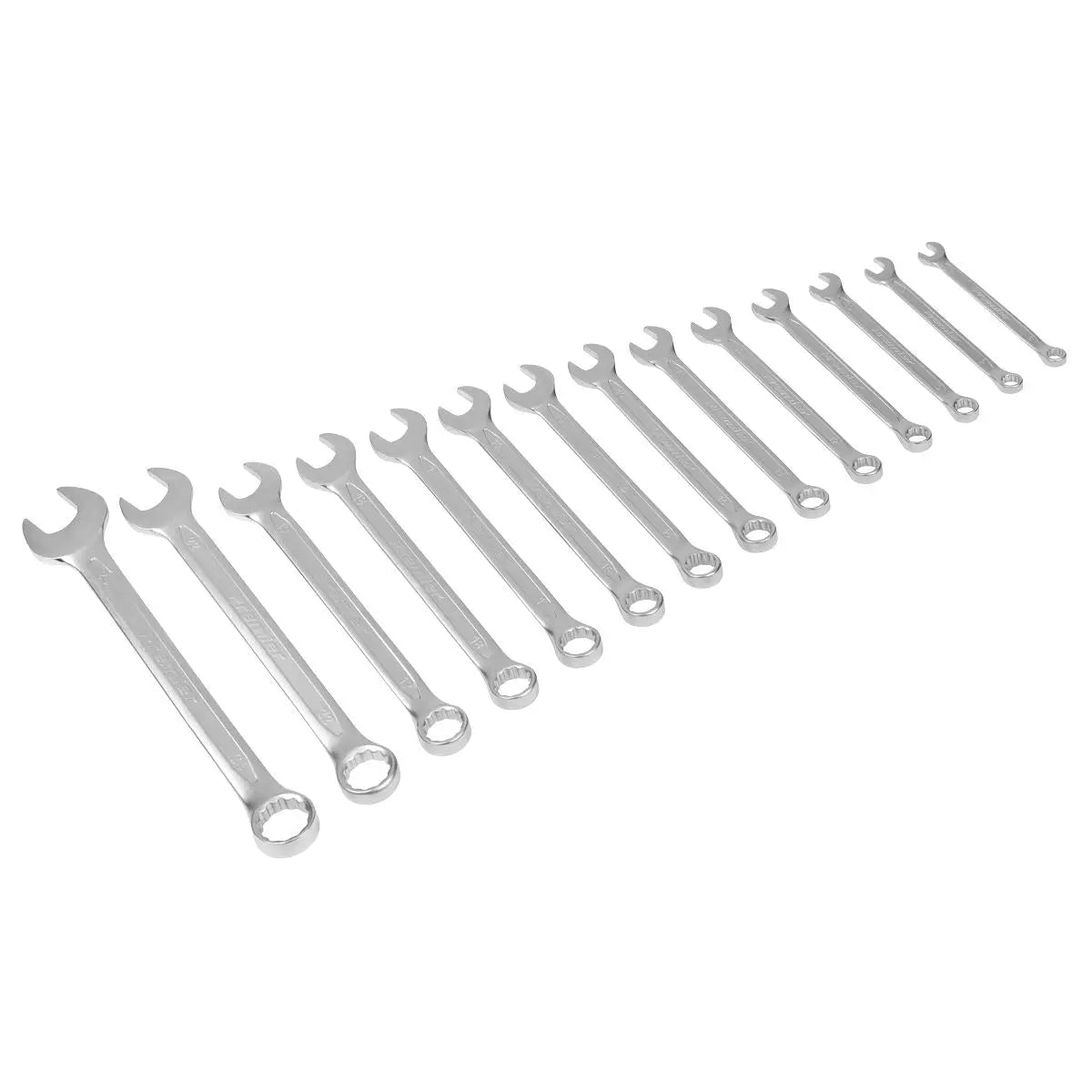 Sealey Premier Combination Spanner Set 14pc  White Rose Tools