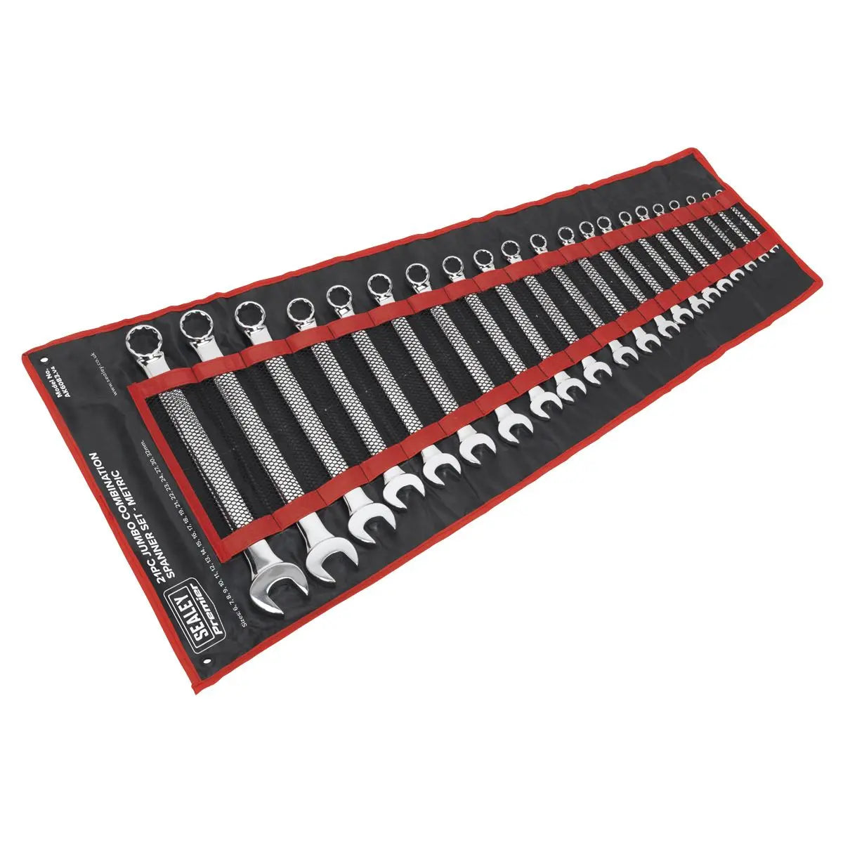 Sealey Premier Combination Spanner Set 21pc Jumbo Metric 