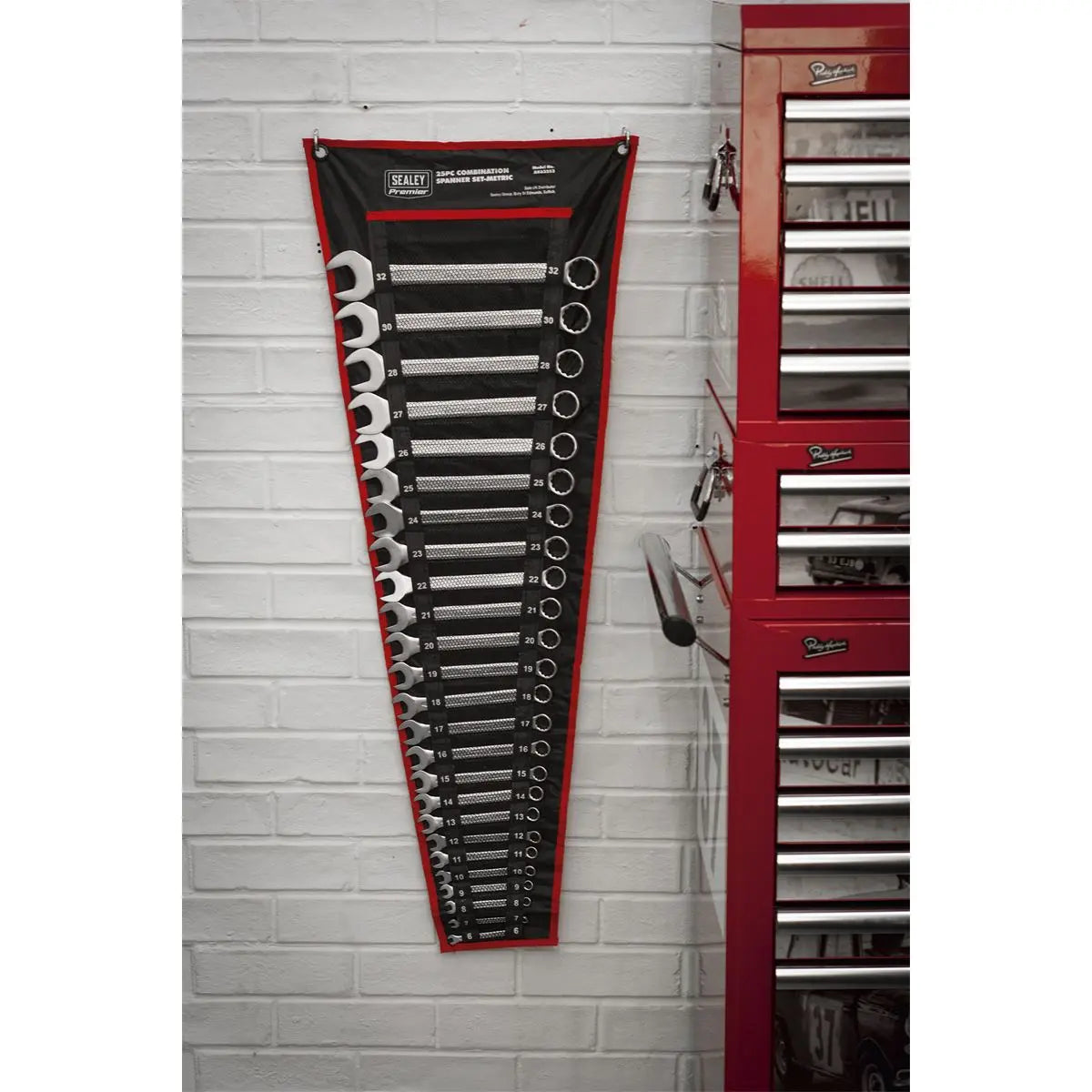 Sealey Premier Combination Spanner Set 25pc Metric 