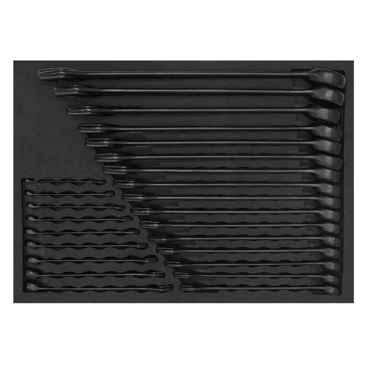 Sealey Premier Combination Spanner Set 25pc Metric - Black Series 