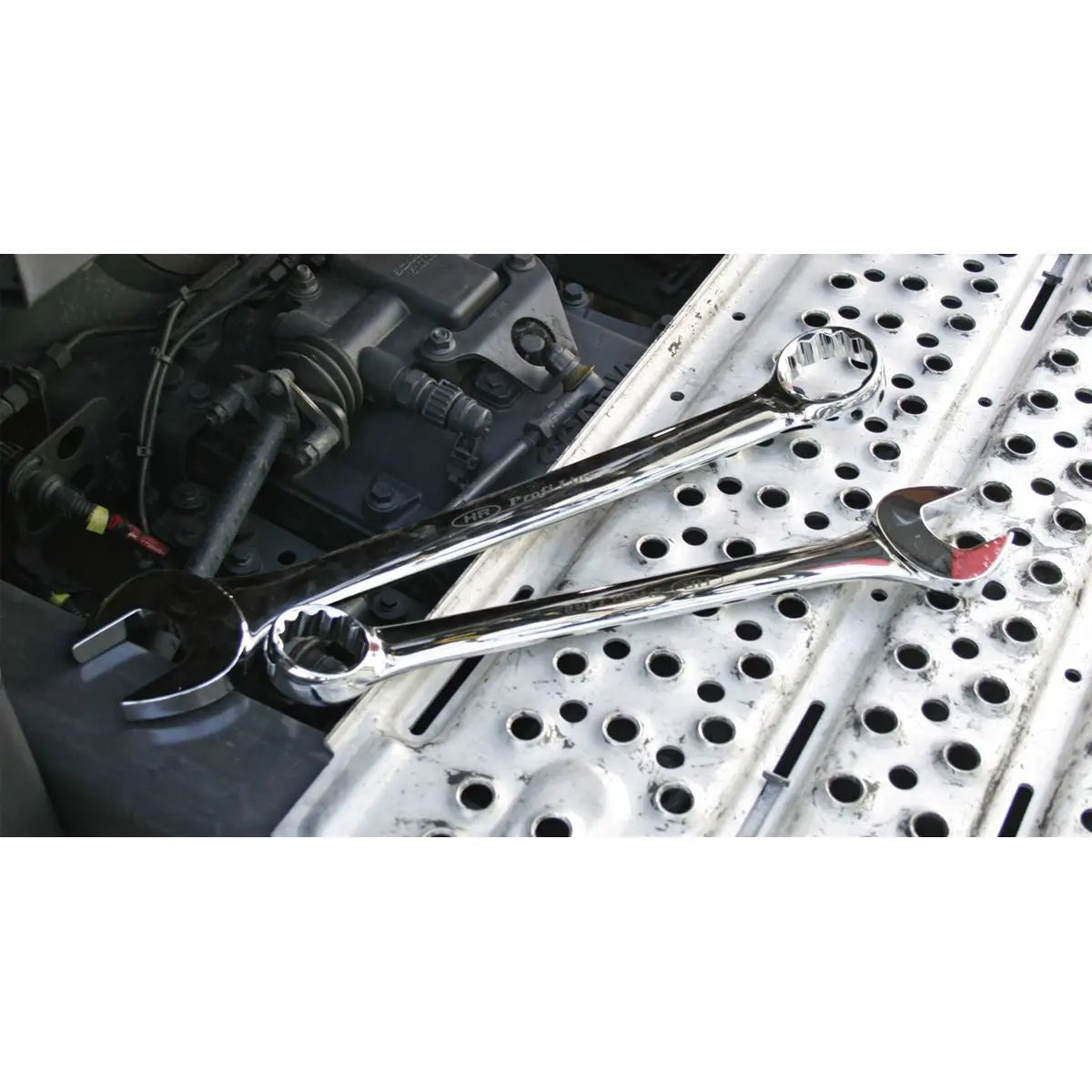 Sealey Premier Combination Spanner Set 6pc Super Jumbo Metric 