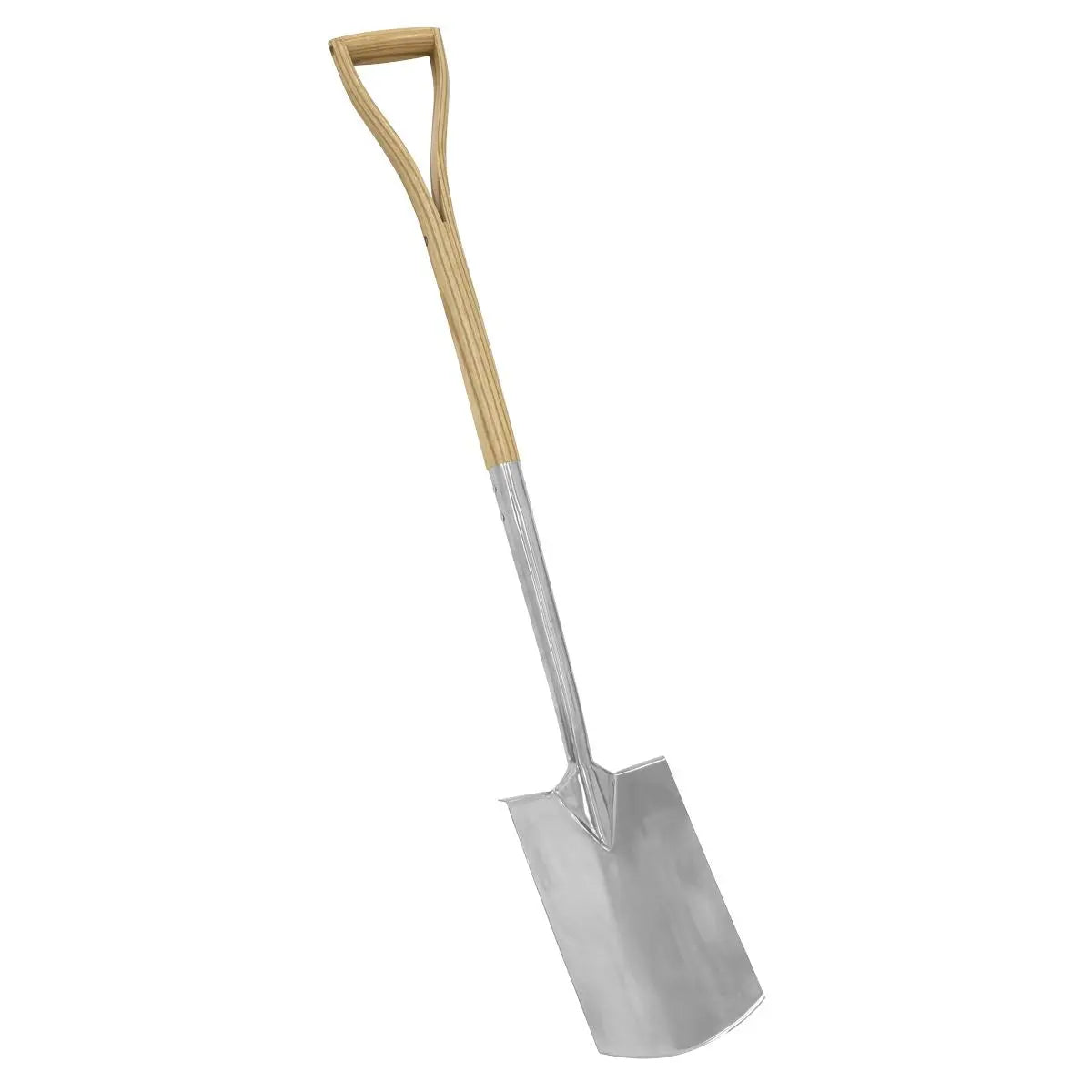 Sealey Premier Digging Spade with Ash Y Handle & Stainless Steel Blade  White Rose Tools