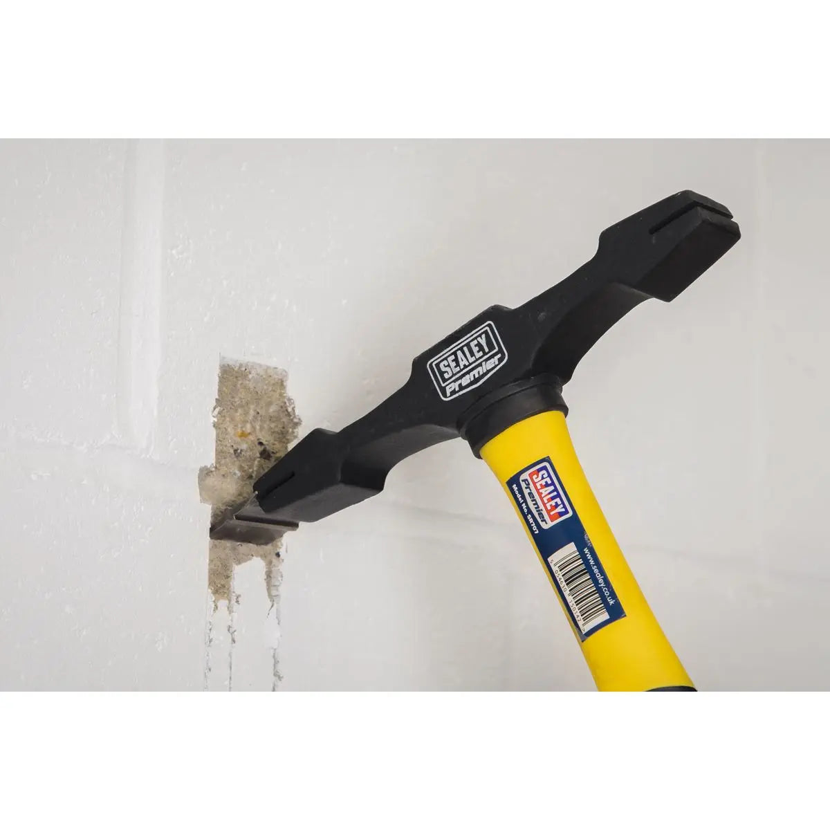 Sealey Premier Double Ended Scutch Hammer with Fibreglass Handle 