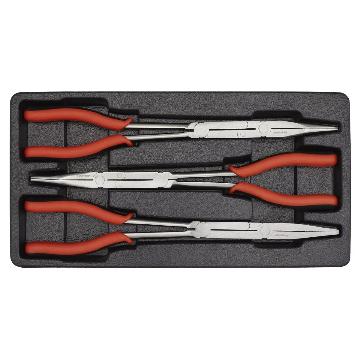 Sealey Premier Double Joint Pliers Set 3pc Long Reach 335mm 