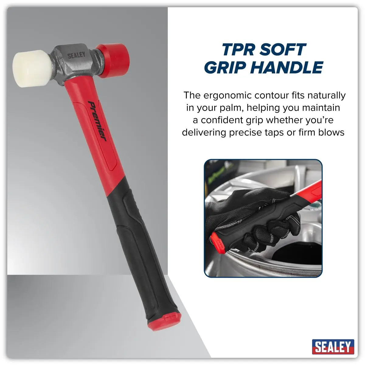 Sealey Premier Dual Face Mallet  White Rose Tools